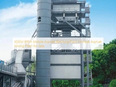 XDEM  80t/h Mobile Asphalt Batching Plant Chinese Asphalt Mixing Plant for Sale