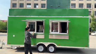DOT Compliant Custom Mobile Food Trailer with Complete Kitchen Equipment for Coffee, Tacos & Fast Fo