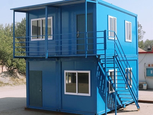 Two Story Container House Prefabricated Homes Hot Dip Galvanised Paint