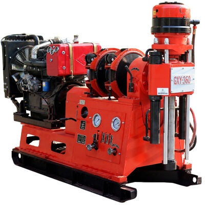 GXY-360 Spindle Rotary Geological Core Drilling Rig Max 500m Depth Hydraulic Engineering Exploration Drill Machine For Rock Coring Water Well Grouting Highway Railway Survey Equipment