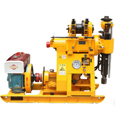 XY-1 High Speed Geological Core Drilling Rig 100m Depth Spindle Rotary Exploration Drill Machine For Soil Sampling Water Well Grouting Blasting Hole Drilling Equipment