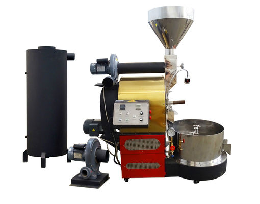 304ss 3kg Capacity 0.35kg/Hr Gas Coffee Roaster With Coffee Cooling Tray