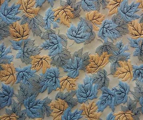 Residential Fabric Jacquard Yarn-dyed Leaves H/R 25.0cm 420T/100% P/150gsm