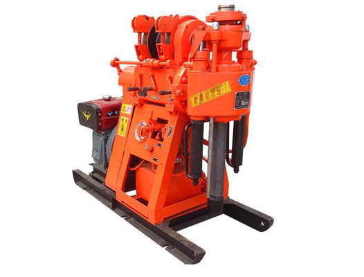 Portable XY-1A-4H Geological Exploration Drilling Rig 150m Hydraulic Feed Rock Coring Machine Integrated Diesel Engine Mud Pump For Mountain & Plain Construction Survey