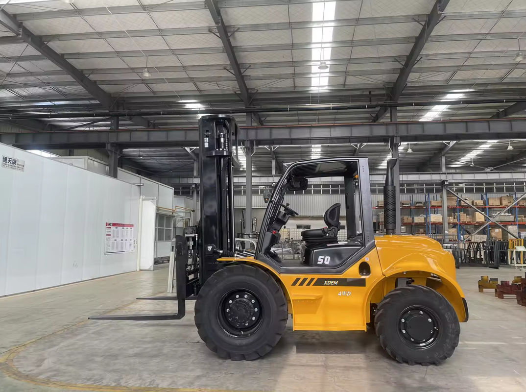 5 Ton Rough Terrain Forklift With Japanese Engine Forklift For Sale
