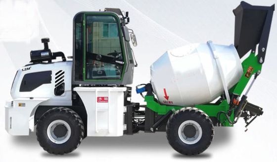 Self-loading concrete mixer truck 1.8 cubic meters 4 cubic meters cement tank truck mobile fully automatic mixer truck m
