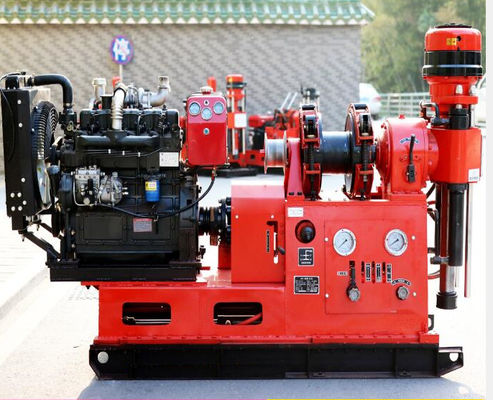 GXY-360 Spindle Rotary Geological Core Drilling Rig Max 500m Depth Hydraulic Engineering Exploration Drill Machine For Rock Coring Water Well Grouting Highway Railway Survey Equipment