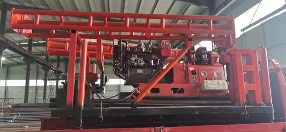 GXY-360 Spindle Rotary Geological Core Drilling Rig Max 500m Depth Hydraulic Engineering Exploration Drill Machine For Rock Coring Water Well Grouting Highway Railway Survey Equipment