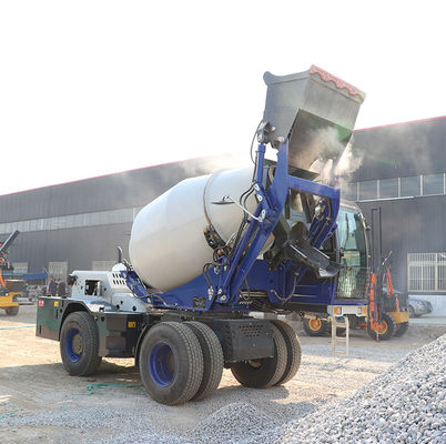 XDEM 1.2m3 mezclador de hormigón de camión autocargado 55kw 7300x1800x3450mm