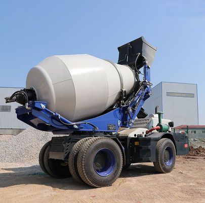 XDEM 1.2m3 mezclador de hormigón de camión autocargado 55kw 7300x1800x3450mm