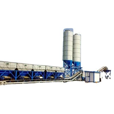 1500L Mobile Concrete Batching Plant With JS1500 Mixer 4 Aggregate Species