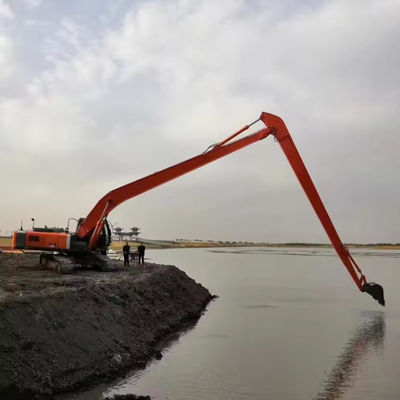 OEM 18-22m Extension Excavator Long Reach Boom Arm For 20-50T Excavator Long Boom Customization