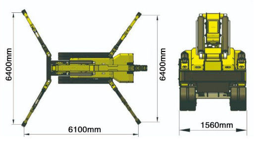 XDEM 8T 5T 3T Telescopic Boom Crane Lifting Equipment Mobile Spider Crane Diesel And Electric Dual Power