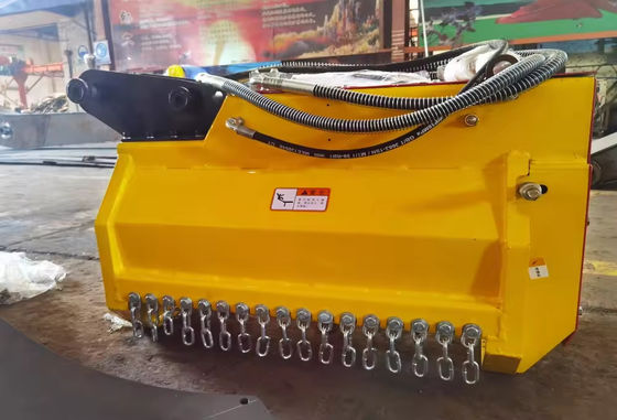 24'' Mini Excavator Flail Mower Attachment Standard Blade For 1.5-2 Ton Excavators