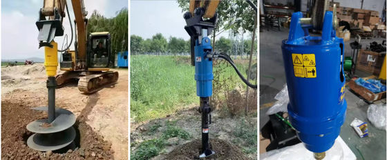 New Excavator Attachment Rotary Drill Auger Drill Standard Diameter For Wholesale Excavator Market