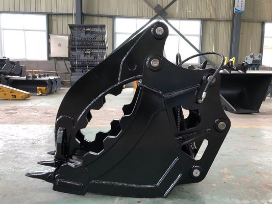 Hot Selling Excavator Hydraulic Thumb Bucket Excavator Clamp Bucket From 3 ton to 40 Ton Digger for Sale