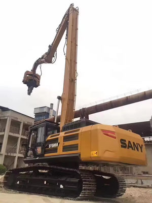 Customized 20-60 Ton Digger Piling Boom Extension Boom and Arm with Hammer for Construction Excavator