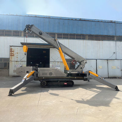 Construction Equipment Telescopic Boom 1Ton-8 Ton Spider Cranes Electric Dual Power