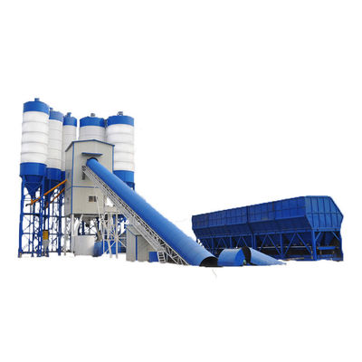 High Output HZS60 60M3H 110kw Concrete Batching Plant Commercial Central Concrete Plant With Mixer