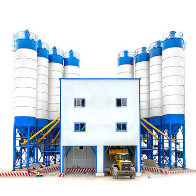 High Output HZS60 60M3H 110kw Concrete Batching Plant Commercial Central Concrete Plant With Mixer