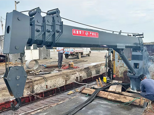 XDEM Large Tonnage Hydraulic Telescopic Arm Dock Cranes Ship Crane Manufacturers Heavy Lifting in Shipyards