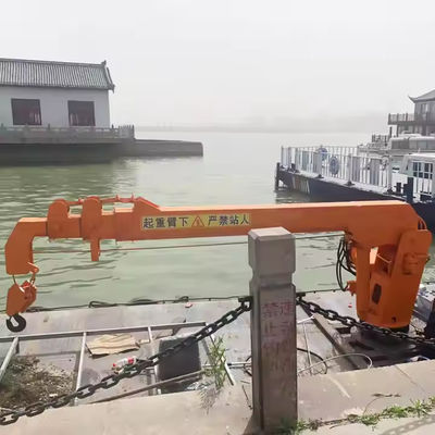 XDEM Floating Cranes Telescopic Boom Fixed Hydraulic Crane for Ships and Fishing Boats from Wharf
