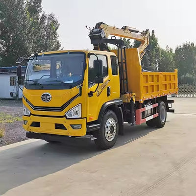 XDEM Hydraulic 4-Wheel Drive Grab and Transport Wood Truck Dump Machine with Bucket for Agricultural Use