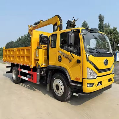 XDEM Hydraulic 4-Wheel Drive Grab and Transport Wood Truck Dump Machine with Bucket for Agricultural Use