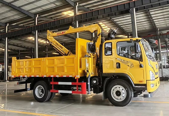 XDEM Hydraulic 4-Wheel Drive Grab and Transport Wood Truck Dump Machine with Bucket for Agricultural Use