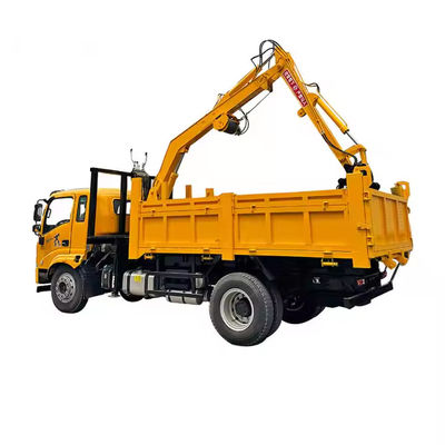 XDEM Multi Functional Hydraulic Rotating Boom Grab Timber Crane with Automotive Chassis for Agricultural Use