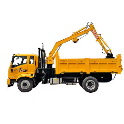 XDEM Multi Functional Hydraulic Rotating Boom Grab Timber Crane with Automotive Chassis for Agricultural Use