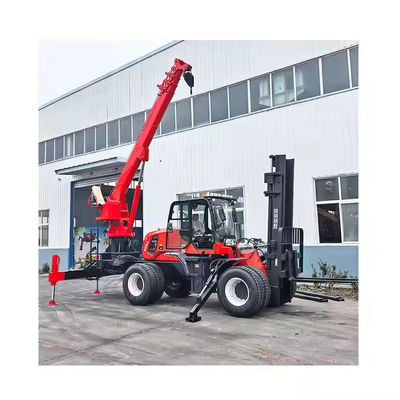 XDEM Versatile Off-Road Forklift Crane for Agricultural and Construction Sites in Material Handling