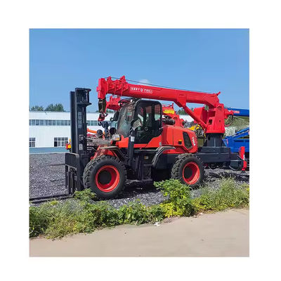 XDEM Versatile Off-Road Forklift Crane for Agricultural and Construction Sites in Material Handling
