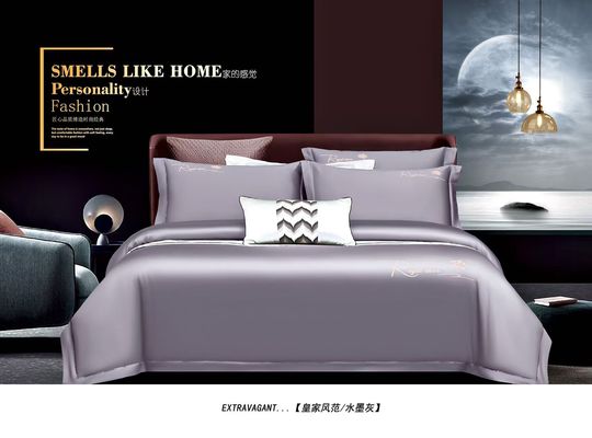 Silver Stain Egptian Cotton Bed Sheet Home Textile Fitted Sheet Beddings