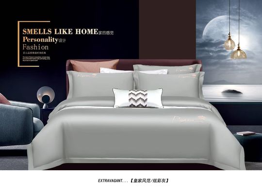 100% Egptiian Cotton Solid Color Duvet Cover Bedding Set Home Textile