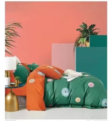 100% Pure Cotton Reactive Print Duvet Cover Bedding Set Homeware