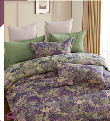 New Arrival Color Jacquard Cotton Bedding Set Duvet Cover Bed Sheet Customized Size