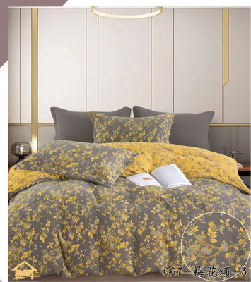 Healthy &amp; Comfortable 100% Washed Cotton Jacquard Bedding Set Duvet Cover Bed Sheet