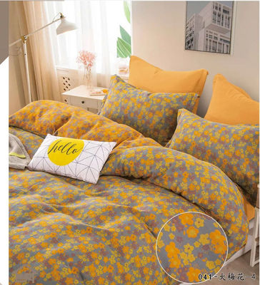 Washed &amp; Combed Cotton Color Weaving Bedding Set Duvet Cover