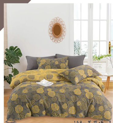 100% Washed Combed Cotton Color Weaving Double Jacquard Bedding Set