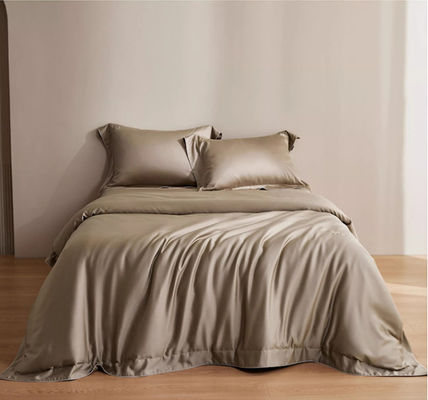 Pure Color 100S Lenzing Luxury Tencel Duvet Cover Bedding Set Home Textile Product Customized Size