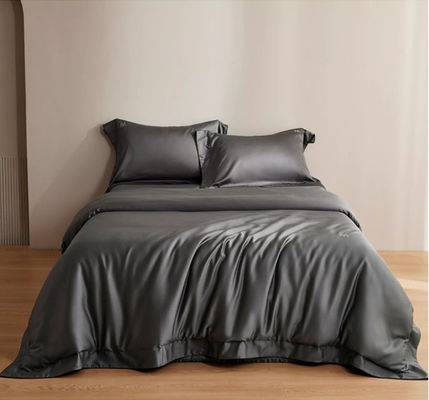 Pure Color 100S Lenzing Luxury Tencel Duvet Cover Bedding Set Home Textile Product Customized Size