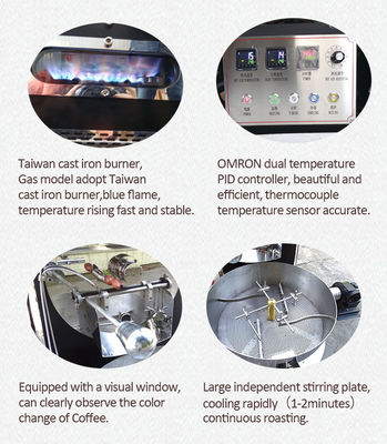 New Design CE Certificate 10kg 12kg Coffee Toaster Automatic Industrial Coffee Toaster