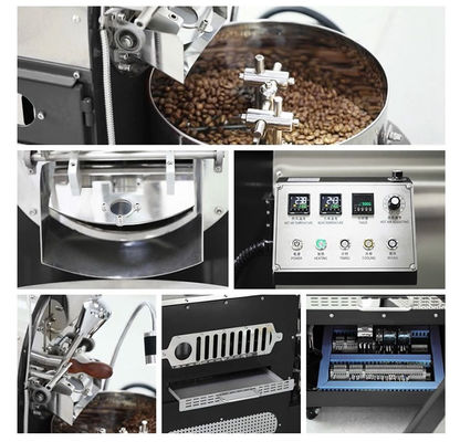 New Design CE Certificate 10kg 12kg Coffee Toaster Automatic Industrial Coffee Toaster