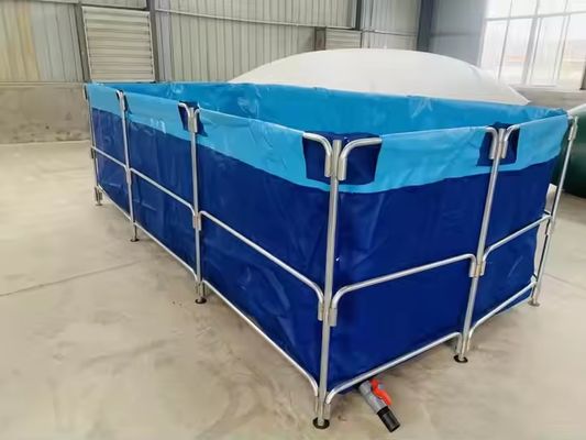 XDEM Agriculture Foldable PVC Square Tanks Tarpaulin Culture Square Fish Pond Rectangle Shape for Fish Farm Use