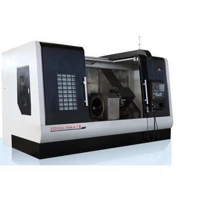 Double Spindle CNC Lathe Machine 5.5kW Electric Motor 380V
