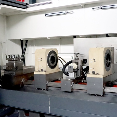 Double Spindle CNC Lathe Machine 5.5kW Electric Motor 380V