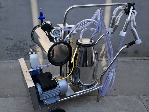 Portable Mobile Sheep Milking Machine Anti-Corrosion Farm Milker For Small Livestock Farms