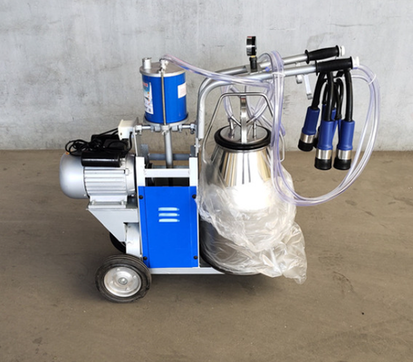 Portable Mobile Sheep Milking Machine Anti-Corrosion Farm Milker For Small Livestock Farms