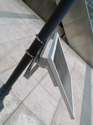 Galvanized Ground Mount Solar Panel Bracket & Anti-Theft Secure Lock, Fit 300W-20kW PV Modules Outdoor Photovoltaic Mounting Equipment